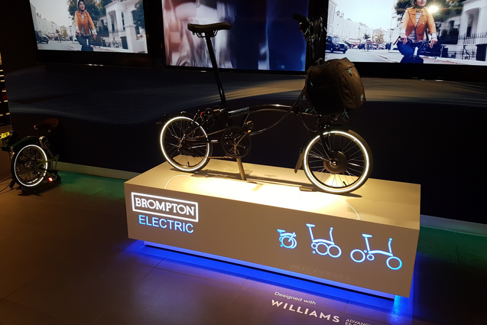 brompton display stand