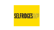 Yellow Selfridges & Co logo with black text on a solid yellow background.