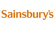 The Sainsbury's logo, with "Sainsbury's" written in bold, orange letters on a transparent background.