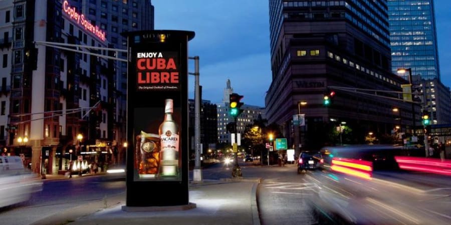 Advertising Columns, Boston USA