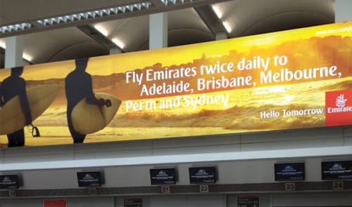 Emirates check-in, Edinburgh