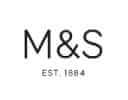 The image features the logo of M&S, which stands for Marks & Spencer. The black text on a white background displays "M&S" in capital letters, with "EST. 1884" written below in smaller font.