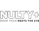 The image displays the logo of "Nulty+" with the tagline "More than meets the eye" written beneath it. The text is in a bold, modern font with a plus sign after "Nulty". The tagline is in a lighter font between two lines, the first part lighter than the second.