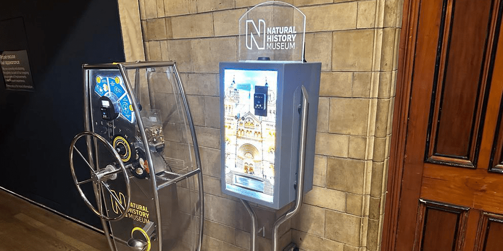 Backlighting photography at the National History Museum